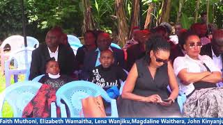 David Wainaina Kinyajui Funeral service [upl. by Einwahs]