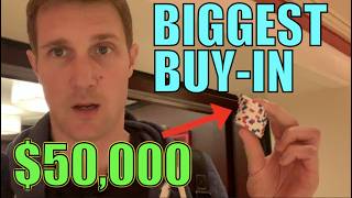 I CRUSH 50000 SUPER HIGH ROLLER BIGGEST Buyin Of My Life Must See Poker Vlog Ep 294 [upl. by Avilla]