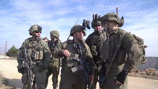 Watch IDF paratroopers enter Syria to ensure the defense of the Golan Heights [upl. by Annayad]