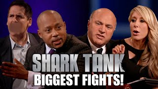 Shark Tank US  Top 3 BIGGEST Fights [upl. by Rimas]