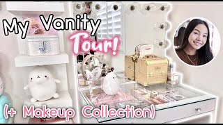 FULL VANITY TOUR AND MAKEUP COLLECTION💄✨ [upl. by Rame]