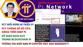 Pi Network PCT Mới Bơm 50 Triệu Pi Thông Tin Giới Hạn Pi Chuyến Fiat Sau Mainnet [upl. by Anehsak]