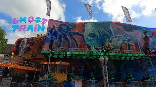 Edward Burtons Ghost Train onride POV  Beaconsfield Charter Fair 2022 [upl. by Prima]