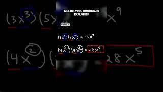 Multiplying Monomials Explained [upl. by Anertal]