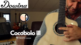 Dowina Cocobolo III Master Series Guitar Review [upl. by Bergwall436]