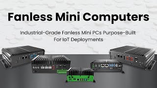 Fanless Mini Computers for Industrial IoT  Premio Inc [upl. by Knah]