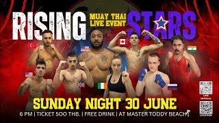 RISING STARS MUAY THAI At Master Toddys Beach GYM [upl. by Akiem404]