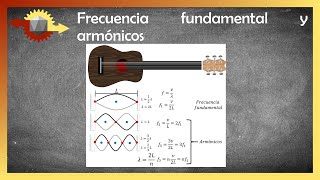 Física  Frecuencia fundamental y armónicos  Ondas estacionarias en una cuerda [upl. by Eybba419]