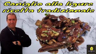 Coniglio alla ligure ricetta originale [upl. by Loni]