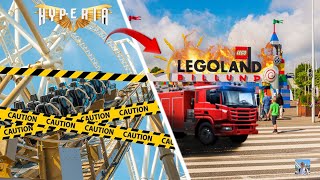 Huge LEGOLAND Fire Hyperia Closes Down amp Tir Na nOg Opens  TPMR May 24 [upl. by Rombert919]