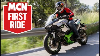 Is hybrid power the future Kawasaki Ninja 7 ridden  MCN Review [upl. by Leahcimdivad]