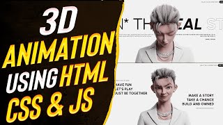 Create 3D Animations Using HTML CSS amp JS  Scrolling Animation Using Canvas [upl. by Soraya741]