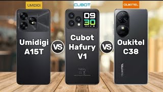 Umidigi A15T vs Cubot Hafury V1 vs Oukitel C38 [upl. by Durward341]