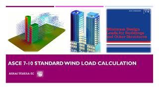 ASCE 7 10 standard Wind load calculation [upl. by Booker]