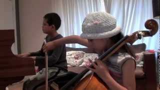 Sisi age 7 ABRSM Grade 5 cello Standchen Franz Schubert [upl. by Ylenaj345]