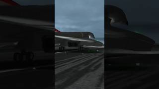 🇲🇾 Raining landing Concorde Malaysia Air Force At Singapore Airport rfs viral shorts aviation [upl. by Vallo]