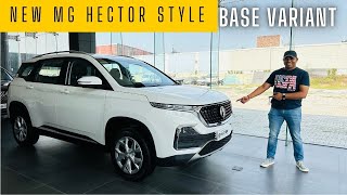 New MG Hector Style Variant  Hector Base Variant  Details In English  Auto Quest [upl. by Dracir983]