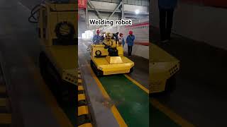 Mobile welding robot [upl. by Atiugram]