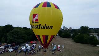 Livestream der 51 Montgolfiade in Münster am Aasee Start am Freitagabend 26082022 [upl. by Stilla]