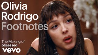 Olivia Rodrigo  The Making of obsessed Vevo Footnotes [upl. by Llennej]