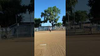 Infielders doing work softball baseball pov pitching [upl. by Atihana]