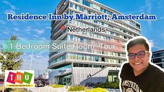 Residence Inn by Marriott Amsterdam Houthavens  1 Bedroom Suite Room Tour  Netherlands Europe [upl. by Grimaud824]