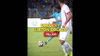 Unlucky shot by Liston Colaco 🇮🇳😥🤏 shorts indianfootball liston chhetri [upl. by Schou]