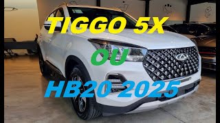 CHERY TIGGO 5X SPORT OU HB20 HYUNDAI 2025 [upl. by Eceinal]