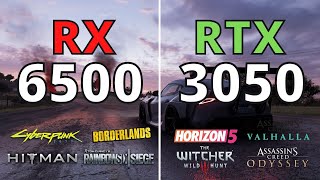 RX 6500 XT VS RTX 3050  TEST IN 15 GAMES [upl. by Akirre225]