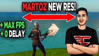 How To Get FaZe Martozs NEW Stretched Resolution In Fortnite Chapter 3 BEST RES [upl. by Fawcette754]