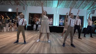 Siblings surprise wedding dance show 2 [upl. by Enwad]