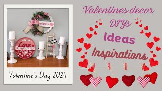 Valentines day decor diys  Valentines diy ideas 💕 2024 💕 [upl. by Lindly]