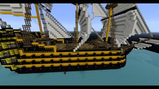 Minecraft  Bateau Pirate sur Lîle de Barbe Rouge [upl. by Yerok712]