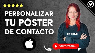 Cómo PERSONALIZAR tu PÓSTER DE CONTACTO en iPhone  🗒️ Diseña Fotos Únicas 🗒️ [upl. by Licastro]