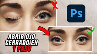 ¡Aprende a Abrir un Ojo Cerrado en Photoshop en Menos de 2 Minutos [upl. by Bettina]