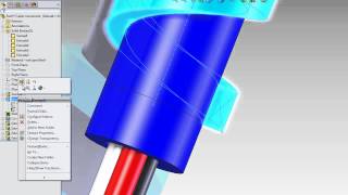 How to make a moving cable in SolidWorks [upl. by Olly]