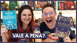 REVIEW LIVRO ANIMAIS FANTÁSTICOS E ONDE HABITAM E OS CRIMES DE GRINDELWALD ⚡️ [upl. by Oran]