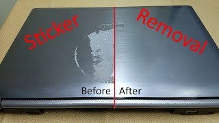 How To Sticker Removal from Laptop [upl. by Pearl628]