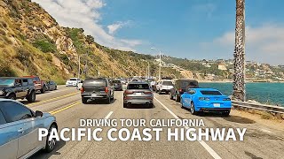 4K Driving California Topanga Canyon and Pacific Coast Highway Los Angeles Travel [upl. by Enyrhtak]