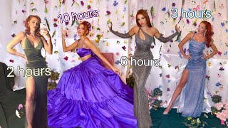 Prom dresses you can make QUICK or u can wear them on a red carpet if ur 2 old 4 prom [upl. by Orose]