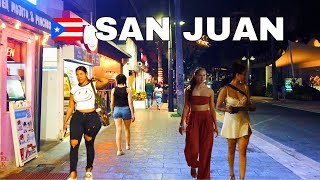 🇵🇷 SAN JUAN NIGHTLIFE CONDADO DISTRICT PUERTO RICO 4K TOUR [upl. by Wivinah]