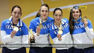 PARIGI 2024 NUTRITA LA SPEDIZIONE FRIULANI AI GIOCHI DELLA XXXIII OLIMPIADE  26072024 [upl. by Etoile]