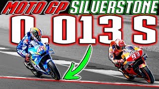 MotoGP SILVERSTONE VICTORIA por solo 13 MILESIMAS [upl. by Aerdnwahs]