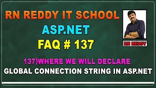 ASPNET FAQs137 Where we will declare global connection string in asp net [upl. by Adnara496]