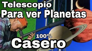 Telescopio Casero Super Potente  100 REAL a Bajo Costo 💸 [upl. by Louis664]