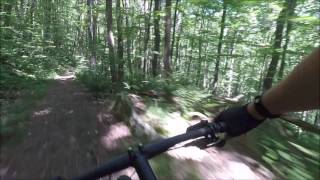 MOUNTAIN BIKING BAUGHMAN TRAIL  OHIOPYLE STATE PARK [upl. by Latoye]