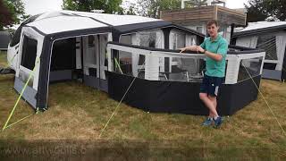 Kampa Club Air Pro 390 Plus Awning Review 2019 [upl. by Marrissa]