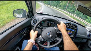 2021 Dacia Spring Electric 44 HP 0100 POV Test Drive 832 Joe Black [upl. by Ahsakat]