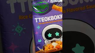 Probando el tteokbokki de Wotteo 😋 tteokbokki koreanfood btsarmy bibigo wotteo [upl. by Alvinia]