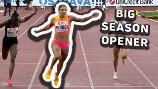 Ewa Swoboda Makes Season Opener In Womens 100m At Ostrava Golden Spike 2024 [upl. by Idissak561]